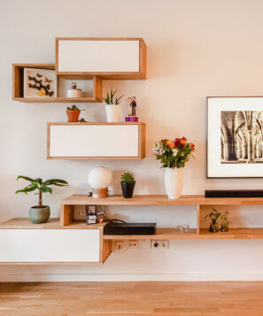 Woodbuzz Melo Engineered Wood Tv Entertainment Unit